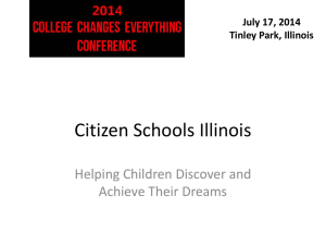 Session 3A - Citizen Schools Illinois