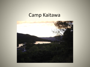 Camp Kaitawa - Gisborne Central School
