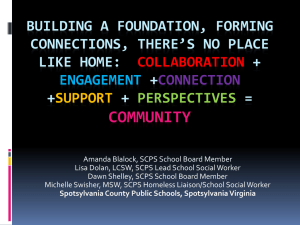 Building a Foundation, Forming Connections There*s No Place Like
