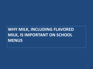 Importance of Flavored Milk Presentation