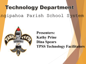 New Teacher Tech Tips - Tangipahoa Parish Schools