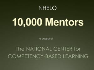 NCCBL NHELO 10000 Mentors