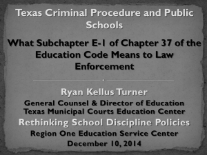 Texas Criminal Procedures - PP