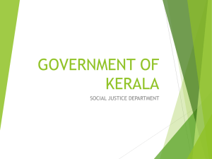 government of kerala - Ministry of Women and Child Development