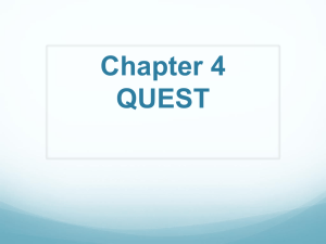 Chapter 4 QUEST - Wyckoff Schools