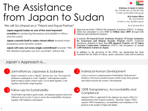 (English) (PowerPoint) - Embassy of Japan in Sudan