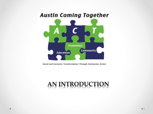 Engineering - Austin Coming Together