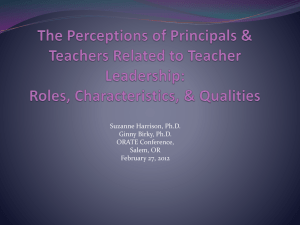 Revisiting Teacher Leadership: Differences in Educator