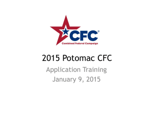 CFC Training Powerpoint slides