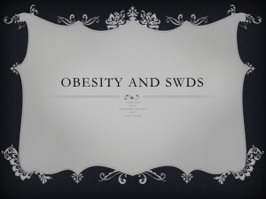 Obesity and SWDs