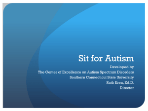 Sit for Autism - Association of Maternal & Child Health Programs