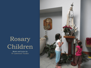 Song for Praying the Rosary