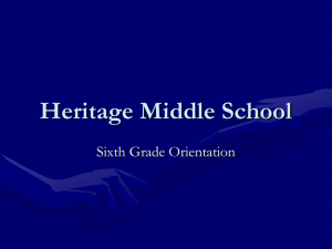 Teaming - Heritage Middle School