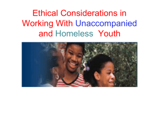 Ethical Considerations in Working With Unaccompanied and