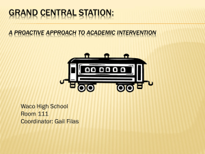 Grand Central Station (GCS) - Advancing Improvement In Education