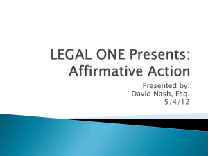 Affirmative Action.5.4.12 - Foundation for Educational
