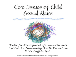 CSA 1,2 & 3 – Understanding Child Sexual Abuse ()