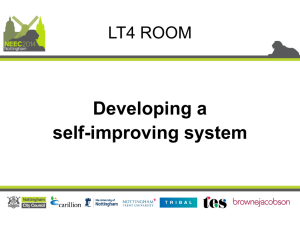 Developing a self-improving system