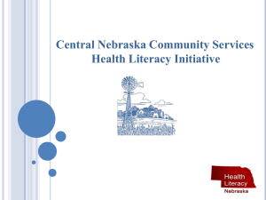 Slide - Health Literacy Nebraska