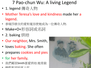 7 Pao-chun Wu: A living Legend
