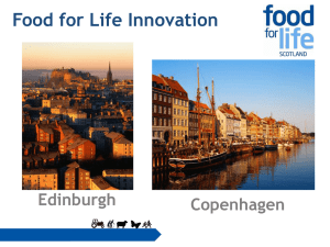 Food for Life Innovation - Case Studies from Edinburgh and