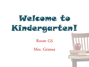 PowerPoint from Back-to-School Night - Mrs. Grimes
