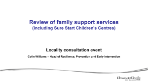 Review of family support services