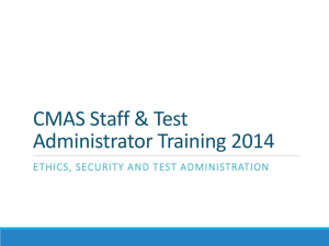 Test Administrators - Online Assessment