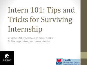 Intern 101: Tips and Tricks for Surviving Internship