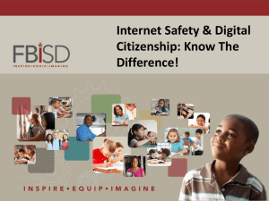 Internet Safety & Digital Citizenship Informational Presentation