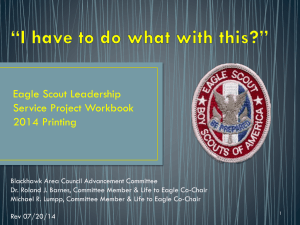 How to Fill Out an Eagle Project Workbook