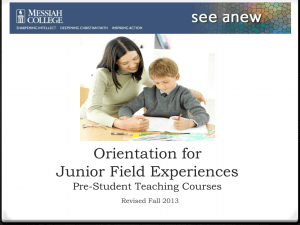 Junior Orientation Powerpoint