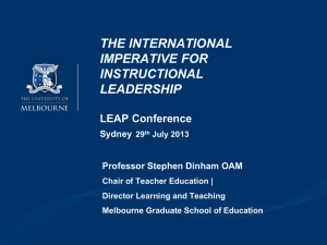 Dinham_LEAP_2013 - A Leap For Principals