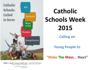 Make the Mass Yours - Catholic Schools Partnership