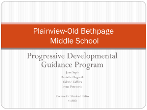 POBMS Guidance Plan - The Plainview