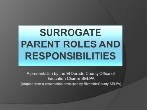 What Is A Surrogate Parent?
