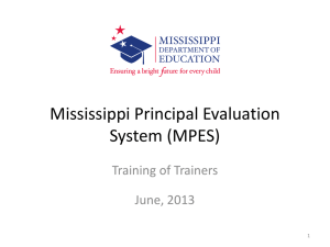 MPES PowerPoint - Mississippi Department of Education
