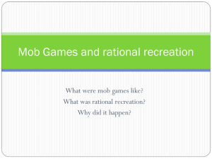 Rational Recreation - PE Course Specification