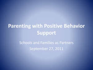 Parenting with Positive Behavior Support