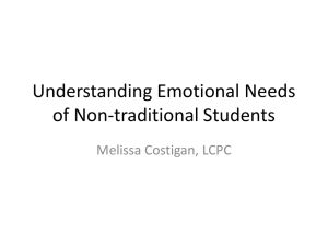 Understanding Emotional Needs of Non
