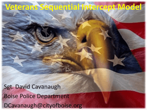 Veterans Sequential Intercept Model