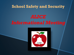 Alice School Safety Powerpoint for Parents
