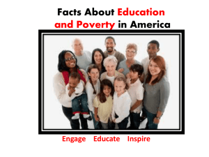 Education and Poverty in America 2014