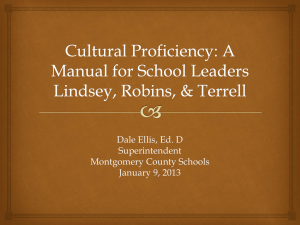 Cultural Proficiency - Montgomery County Schools