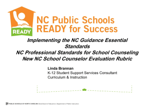 NC Guidance Essential Standards