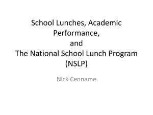 Timeline Powerpoint (School Lunches)