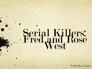 Serial Killers: Fred and Rose West