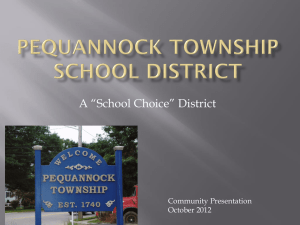 Why choose Pequannock Township?