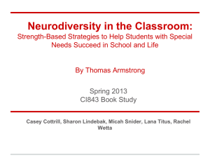 Neurodiversity in the Classroom: Strength