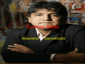 Sherman Alexie - WordPress.com